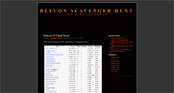 Desktop Screenshot of defconscavhunt.com