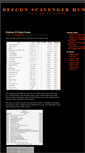 Mobile Screenshot of defconscavhunt.com